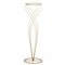 7 ft Gold Metal Flower Display Stand Mermaid Tail Design Pedestal Party Events